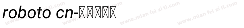 roboto cn字体转换